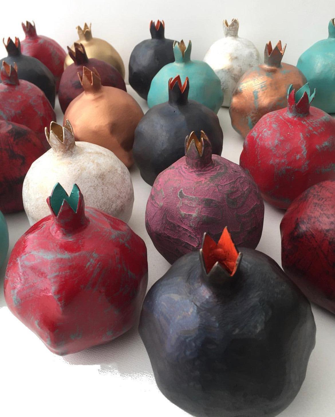 Black Pomegranate Decor - Metal Accessories, Tableware & Home Decor