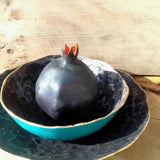Black Pomegranate Decor - Metal Accessories, Tableware & Home Decor