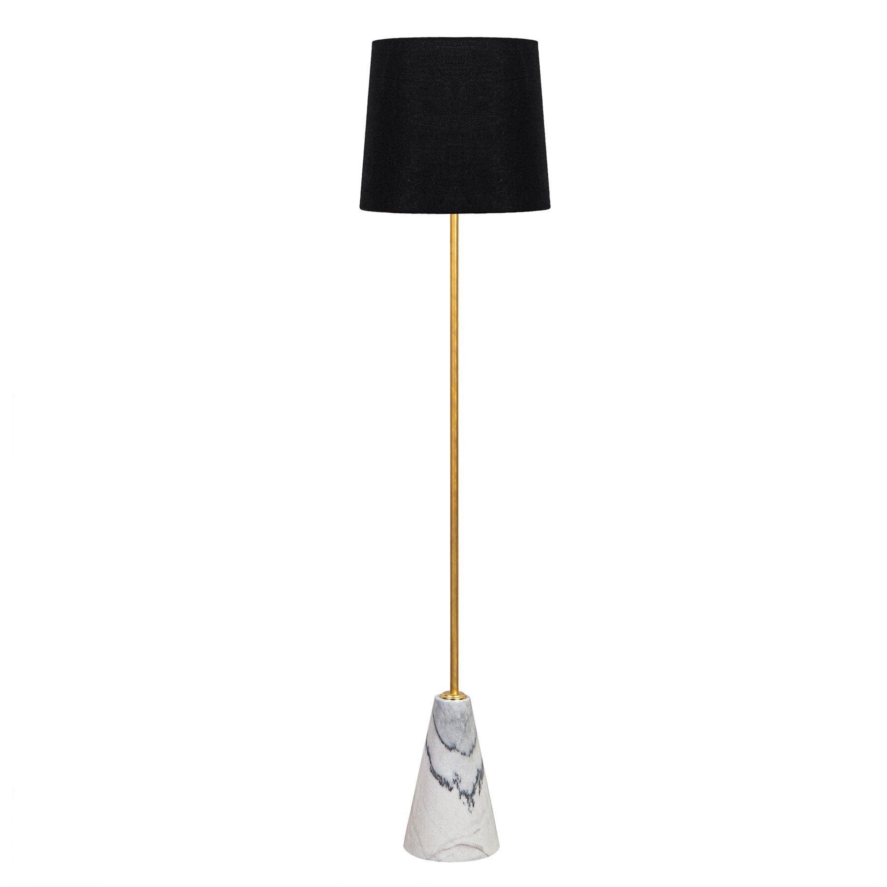Volakas Marble Floor Lamp - Modern Designer Furniture & Decor in Dubai