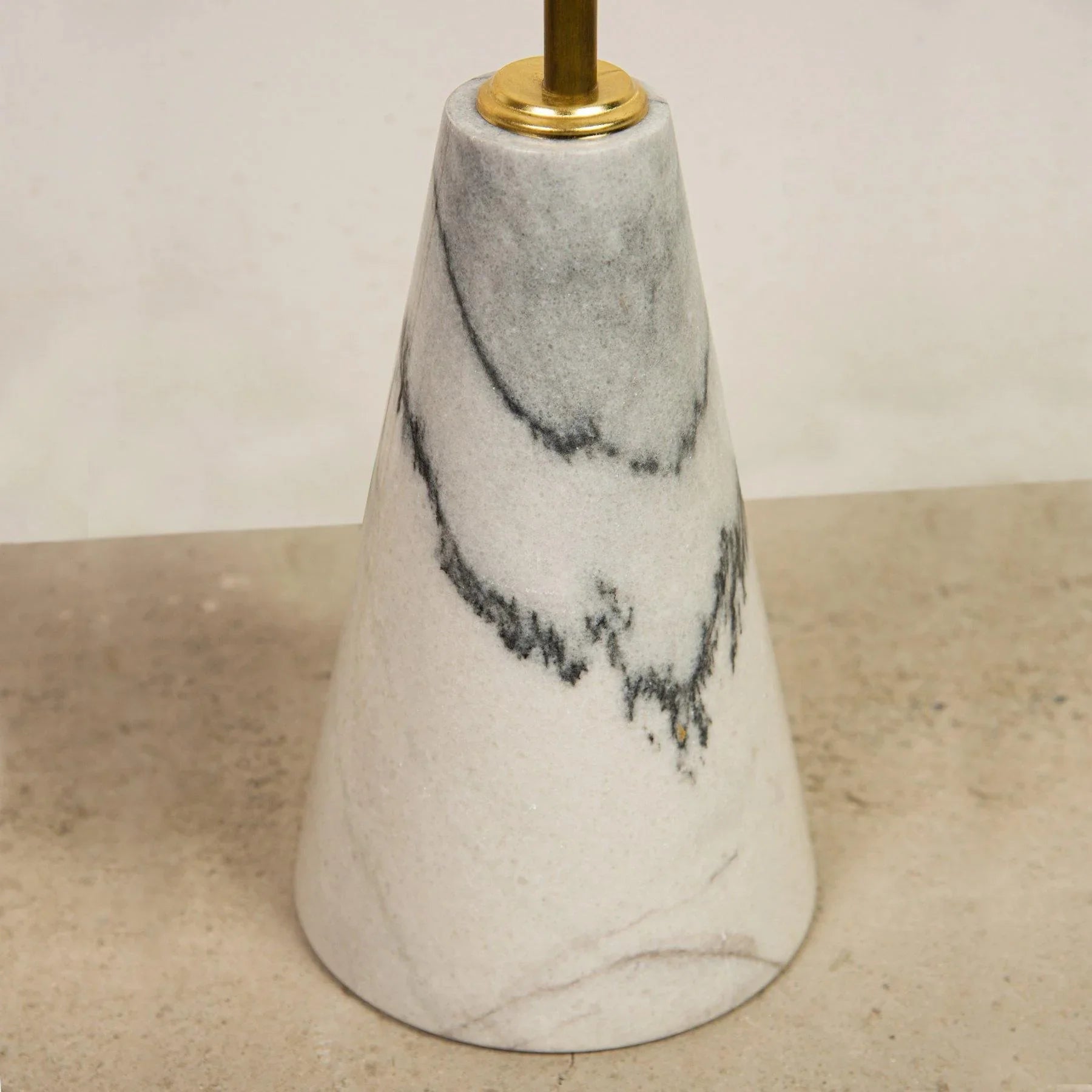 Volakas Marble Floor Lamp - Modern Designer Furniture & Decor in Dubai