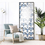 Blue Bird Decorative Wall Mirror - Wall Mounted Painted Mirror in Metal Frame Dubai