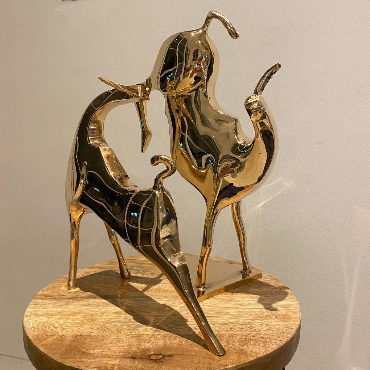 Bronze Sculpture - Bull Series Contemporary Sculptures by Sadegh Adham in Dubai