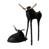 Bronze Sculptures Set - Bull Series Contemporary Sculptures by Sadegh Adham in Dubai