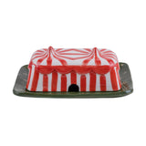 Carnival Tent Ceramic Butter Dish - Circus Pottery, Handmade Tabletop Accessories Dubai