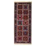 Carpet Qashqai Four season 80x195 - Authentic Nomadic Wool Persian Rugs in Dubai