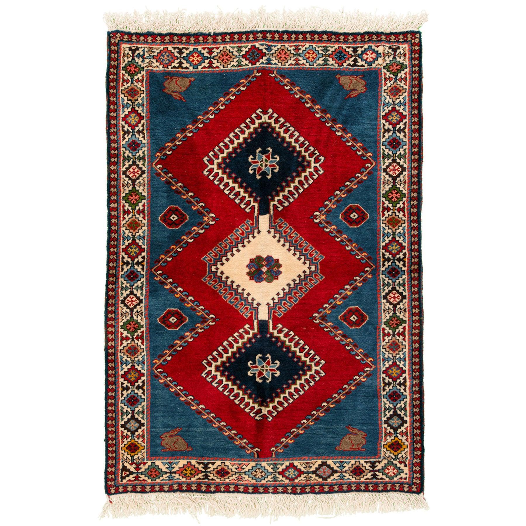 Carpet Qashqai Nomadic 83x125 - Authentic Oriental Wool Persian Rugs in Dubai