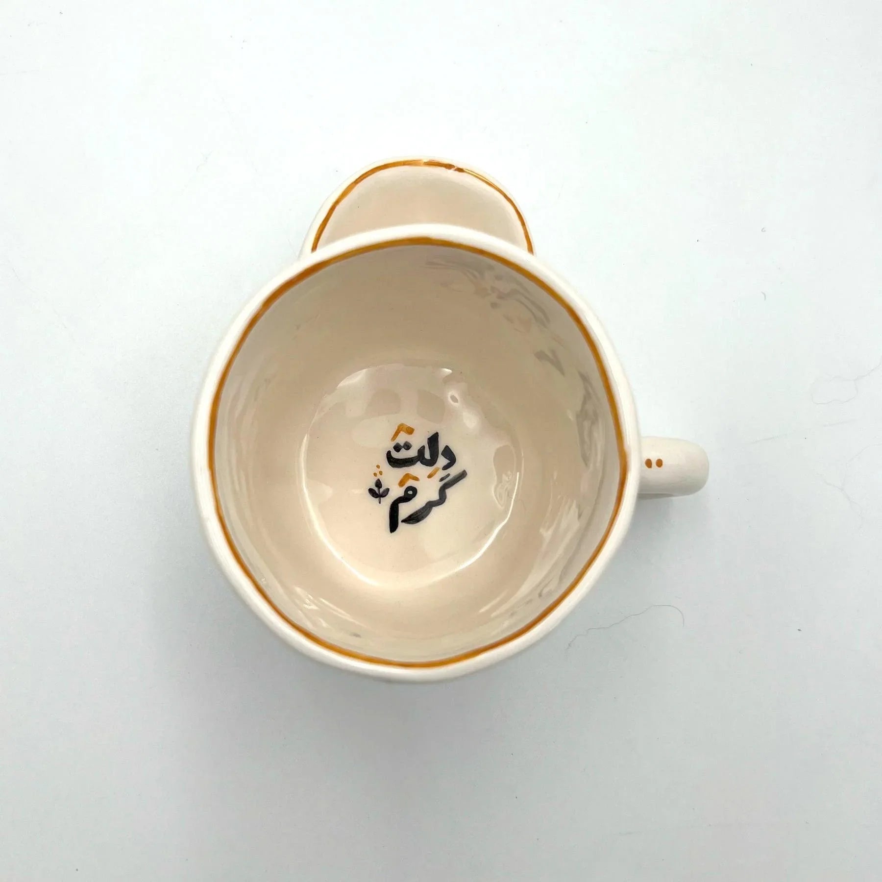 Ceramic Pocket Mug - Handmade Drinking Accessories & Artistic Tableware Dubai