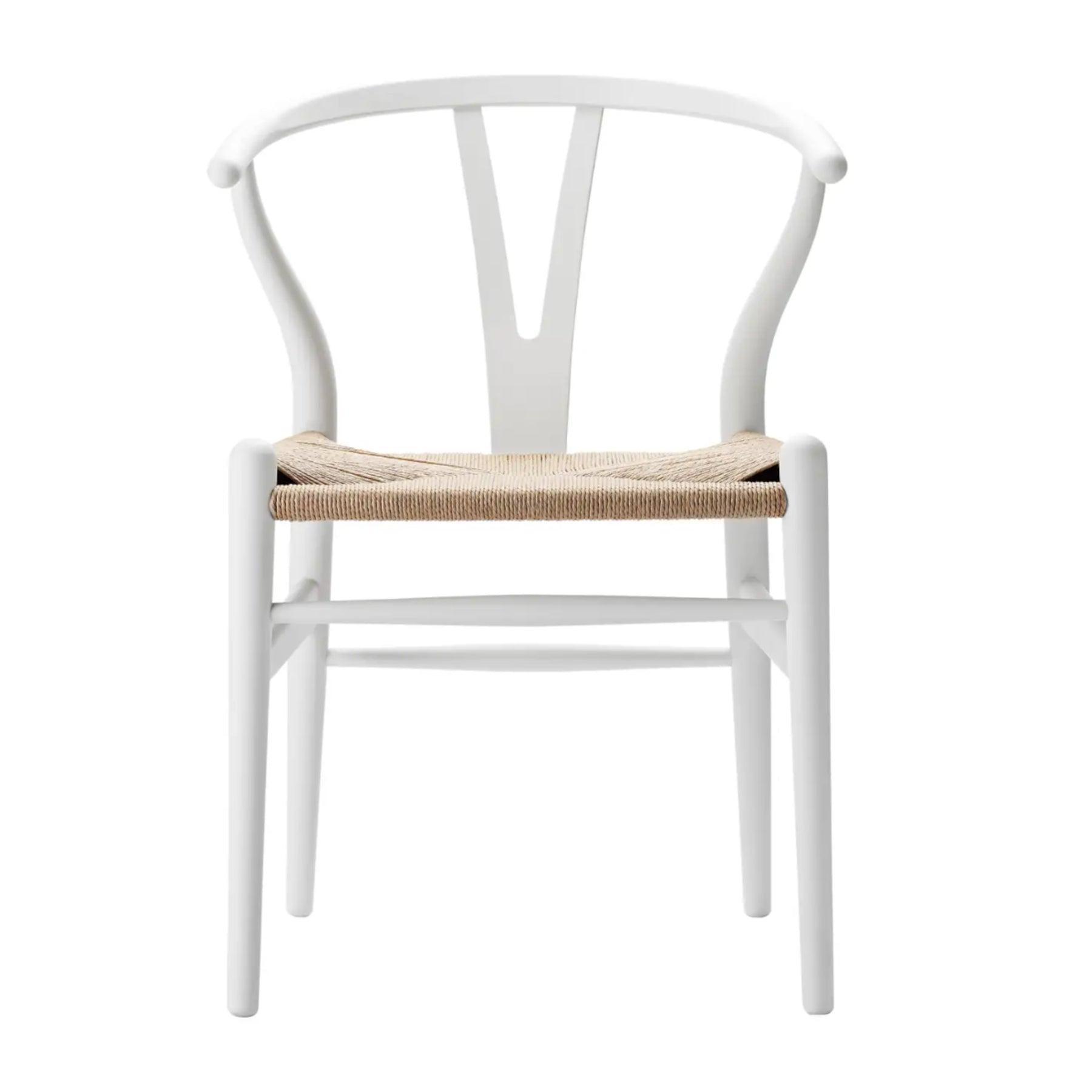 CH24 Wishbone Chair White