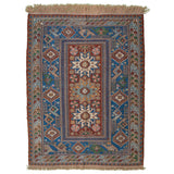Chakad Sumak Heriz Persian Carpet Wool & Silk 93x149, Authentic Nomadic Rugs & Kilims in Dubai