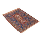 Chakad Sumak Heriz Persian Carpet Wool & Silk 93x149, Authentic Nomadic Rugs & Kilims in Dubai