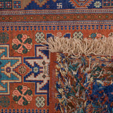 Chakad Sumak Heriz Persian Carpet Silk & Wool 93x149, Authentic Nomadic Rugs & Kilims in Dubai