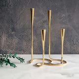 CHE Brass Candle Holder Gold Plated - Metal Home Decor & Accessories UAE