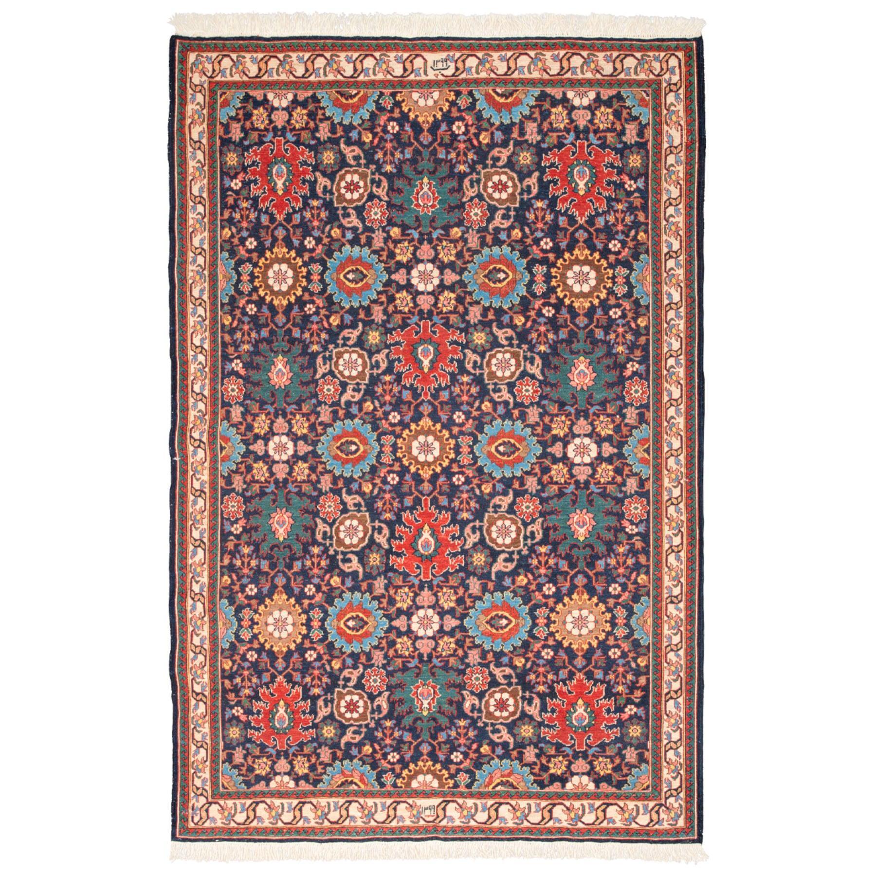 Cheechak Soumak Persian Carpet Wool 153x212 - Authentic Nomadic Rugs & Kilims in Dubai
