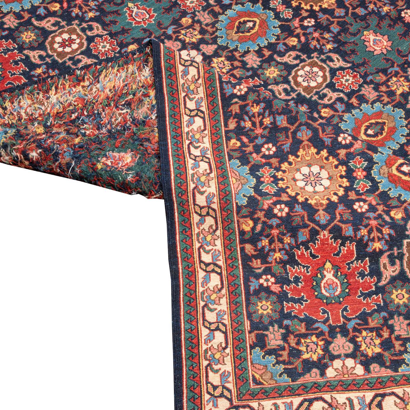 Cheechak Soumak Persian Carpet Wool 153x212 - Authentic Nomadic Rugs & Kilims in Dubai