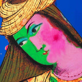 Cheeky Face Series Mixed Media On Canvas Hojat Amani