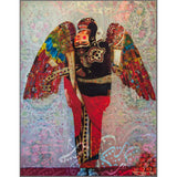 Cheeky Face Series Mixed Media On Canvas Hojat Amani