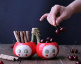 Cherries Ceramic Dip Bowl Set - Handmade Artistic Tabletop Decor & Tableware Dubai