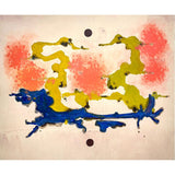 Cherry Tree Minimal Oil on Canvas Painting Dubai