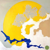 Cherry Tree Minimal Oil on Canvas Painting Dubai