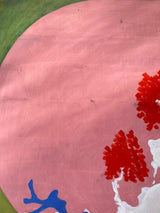 Cherry Tree Minimal Oil on Canvas Painting Dubai