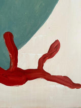 Oil on Canvas Painting - Cherry Tree Series by Elahe Tehrani in Dubai - Visual Arts for interior design