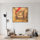 Conspiracy Acrylic Painting - Contemporary Visual Arts by Alireza Nekouei Dubai