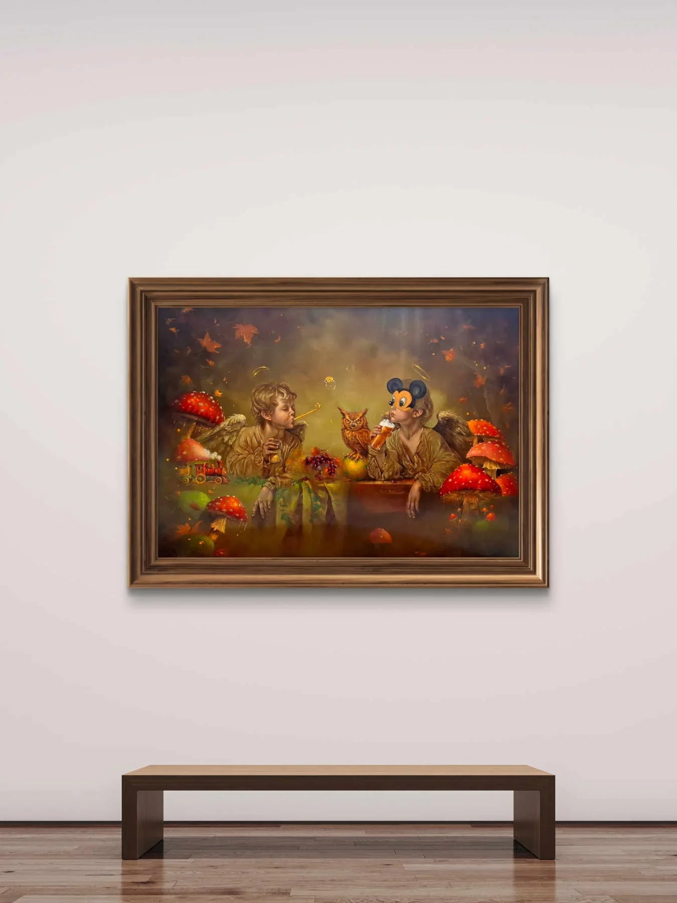 Contemporary Oil on canvas Painting By Alemeh Bagherian in Dubai