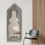 Cove Decorative Wall Mirror - Wall Mounted Painted Mirror with Metal Frame in Dubai