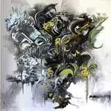 Deaf Minds Acrylic Painting, Contemporary Apranik Technique