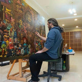 Oil Painting - Contemporary Pop Art Paintings By Siamak Azmi in Dubai