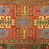 Doumaan Sumak Heriz Persian Carpet Wool 126x305, Authentic Nomadic Rugs & Kilims in Dubai