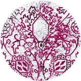 Magenta Decorative Round Mirror - Wall Mounted Painted Mirrors in Metal Frame in Dubai