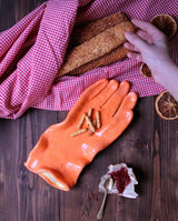 Orange Glove Ceramic Side Plate - Tabletop Accessories & Handmade Pottery Tableware Dubai