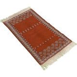 Haami Heriz Soumak Persian Carpet Super Fine Silk 51x82 - Authentic Nomadic Rugs & Kilims in Dubai