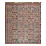 Heriz Flower Soumak Persian Carpet Silk & Wool 220x250 Beige - Authentic Nomadic Rugs & Kilims in Dubai