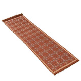 Heriz Flower Soumak Persian Carpet Silk & Wool 50x200 - Authentic Nomadic Rugs & Kilims in Dubai