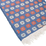 Heriz Flower Soumak Persian Carpet Silk & Wool 51x194 - Authentic Nomadic Rugs & Kilims in Dubai