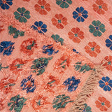 Heriz Flower Soumak Table Runner Silk 61x118 - Authentic Nomadic Rugs & Kilims in Dubai