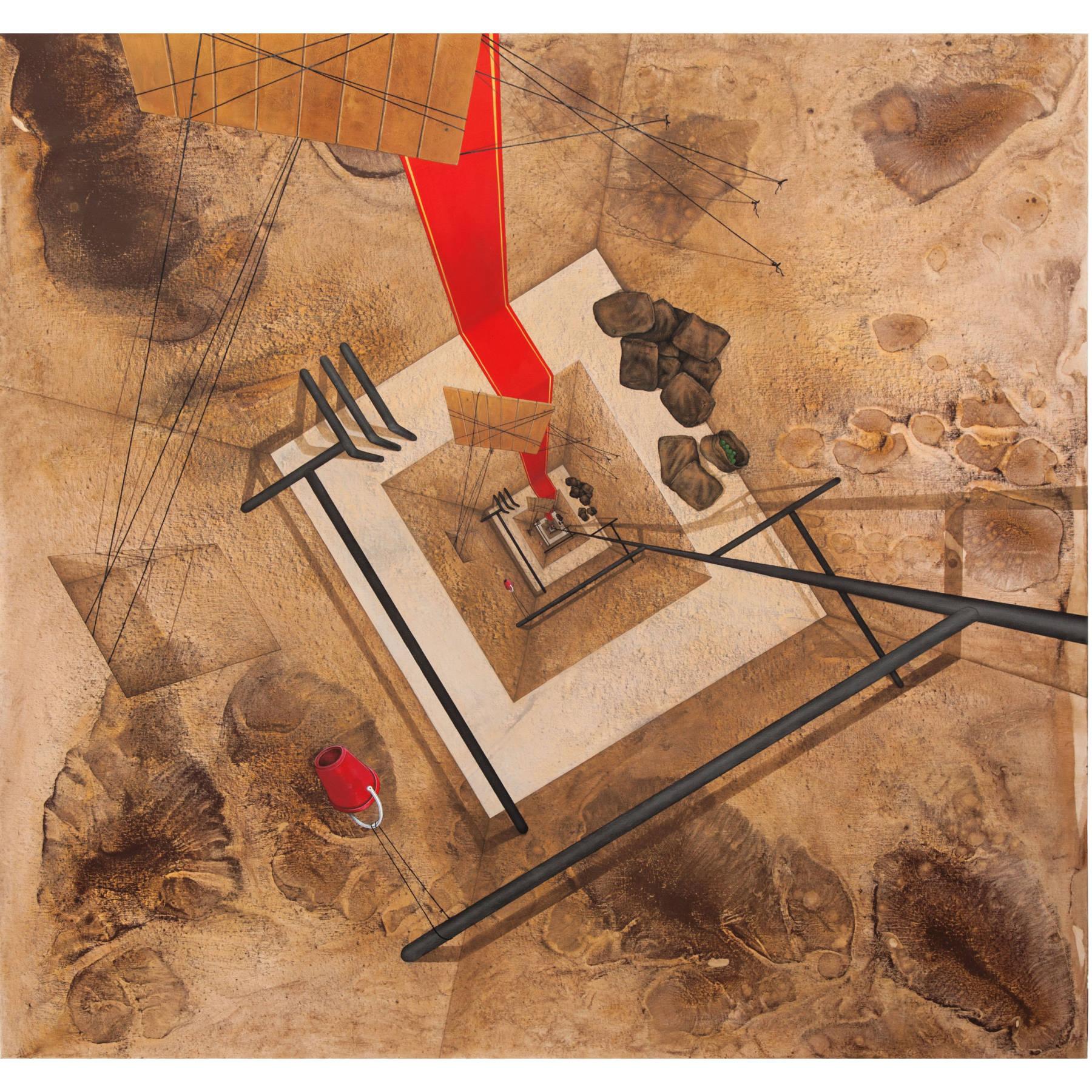 History Acrylic Painting - Contemporary Visual Arts by Alireza Nekouei Dubai