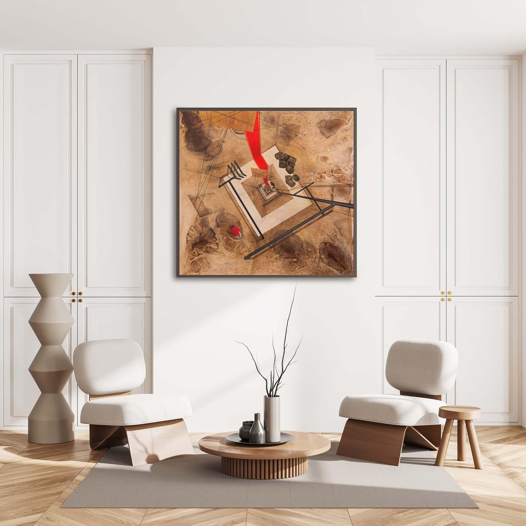 History Acrylic Painting - Contemporary Visual Arts by Alireza Nekouei Dubai