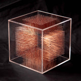 Tesseract Mixed Media Cubic Pins Sculpture by Diana Beltran