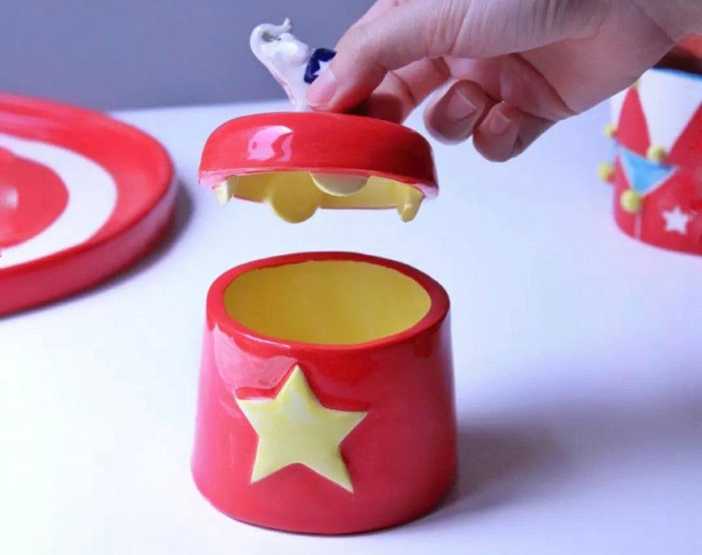 Jumbo Handmade Ceramic Jar - Circus Pottery, Handmade Tabletop Accessories Dubai