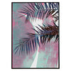 Jumeirah Palms Print on Canvas Artwork - Vintage Arabia Pop Art by Julian Castaldi in Dubai