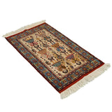 Khorasan Figurative Persian Carpet - Authentic Oriental & Nomadic Rugs & Kilims in Dubai