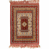 Khorasan Medallion Persian Carpet 128x180 - Nomadic Rugs & Kilims in Dubai