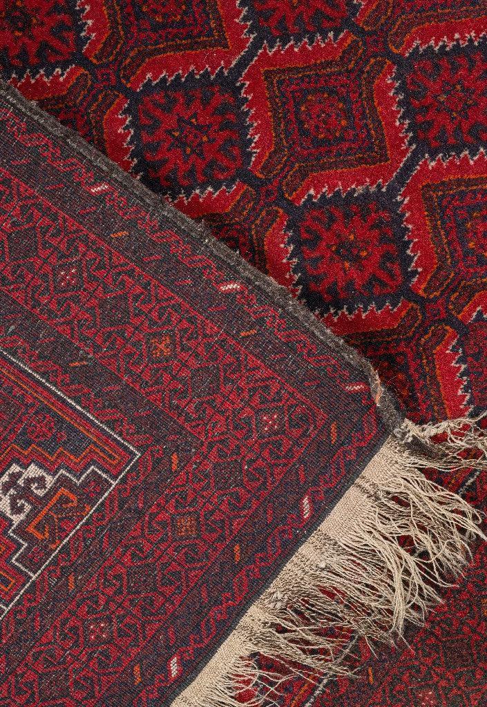 Red Khorasan Nomadic Persian Carpet - Authentic Oriental Wool Rugs & Kilims in Dubai