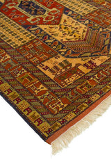 Golden Khorasan Nomadic Persian Carpet - Authentic Oriental Rugs & Kilims in Dubai