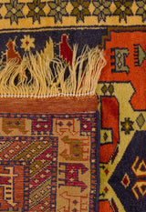 Golden Khorasan Nomadic Persian Carpet - Authentic Oriental Rugs & Kilims in Dubai