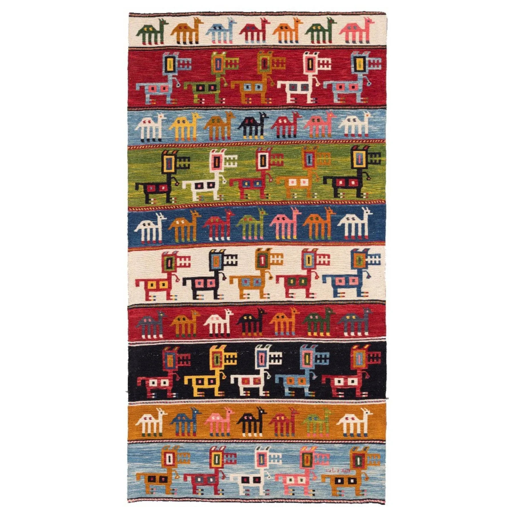 Kilim Azarbaijan Schema Nomad Persian Rug