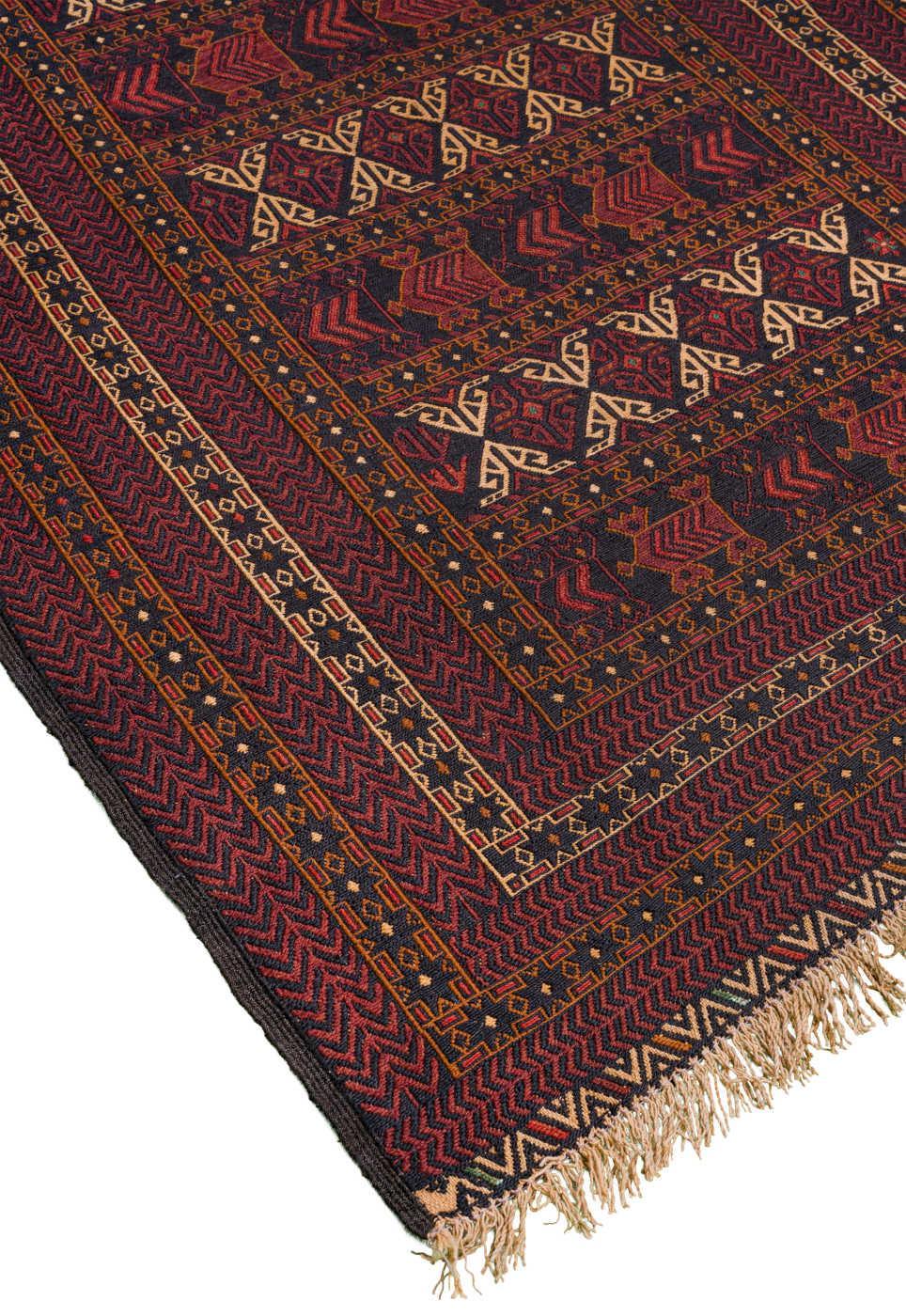 Kilim Baluch Nomadic Persian Carpet 132x197 - Authentic Rugs & Kilims in Dubai